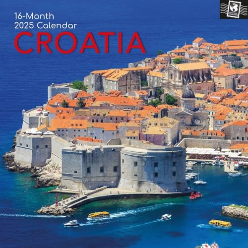 Croatia – Kroatien 2025 – 16-Monatskalender: Original The Gifted Stationery Co. Ltd [Mehrsprachig] [Kalender] (Wall-Kalender)