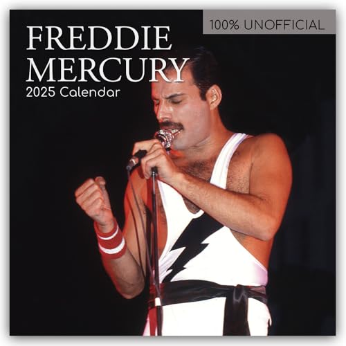 Freddie Mercury 2025 – 16-Monatskalender: Original The Gifted Stationery Co. Ltd [Mehrsprachig] [Kalender] (Wall-Kalender)