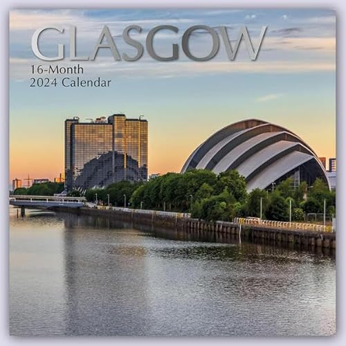 Glasgow 2024 – 16-Monatskalender: Original The Gifted Stationery Co. Ltd [Mehrsprachig] [Kalender] (Wall-Kalender) von Brown Trout-Auslieferer Flechsig