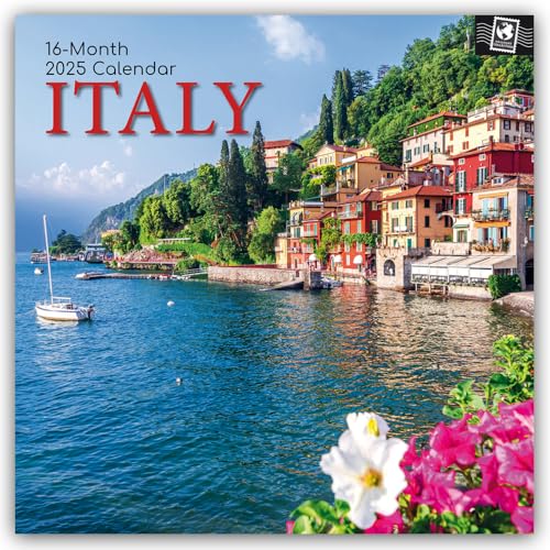 Italy – Italien 2025 – 16-Monatskalender: Original The Gifted Stationery Co. Ltd [Mehrsprachig] [Kalender] (Wall-Kalender)