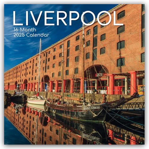 Liverpool 2025 – 16-Monatskalender: Original The Gifted Stationery Co. Ltd [Mehrsprachig] [Kalender] (Wall-Kalender)