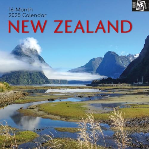 New Zealand – Neuseeland 2025 – 16-Monatskalender: Original The Gifted Stationery Co. Ltd [Mehrsprachig] [Kalender] (Wall-Kalender)