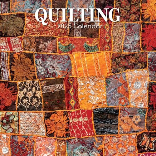 Quilting – Quilten 2025 – 16-Monatskalender: Original The Gifted Stationery Co. Ltd [Mehrsprachig] [Kalender] (Wall-Kalender)