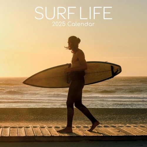 Surf Life – Surfen – Surfing 2025 – 16-Monatskalender: Original The Gifted Stationery Co. Ltd [Mehrsprachig] [Kalender] (Wall-Kalender)