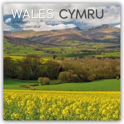Wales 2025 – 16-Monatskalender: Original The Gifted Stationery Co. Ltd [Mehrsprachig] [Kalender] (Wall-Kalender)