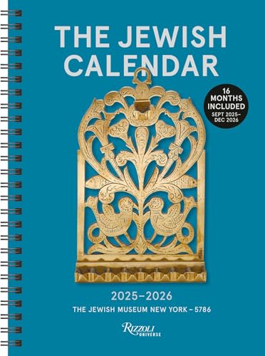 The Jewish Calendar 2025–2026 (5786) 16-Month Planner Calendar von Rizzoli Universe