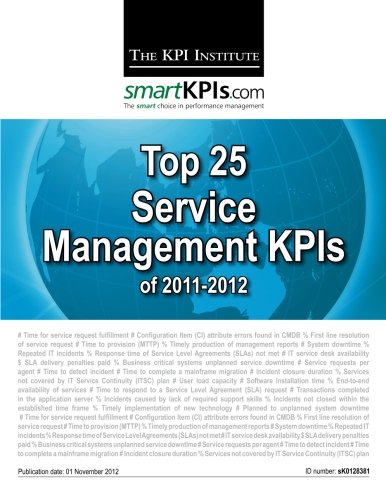 Top 25 Service Management KPIs of 2011-2012