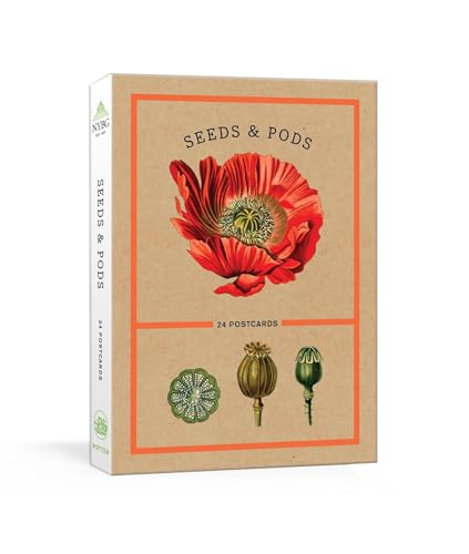 Seeds and Pods: 24 Postcards (New York Botanical Garden) von CROWN
