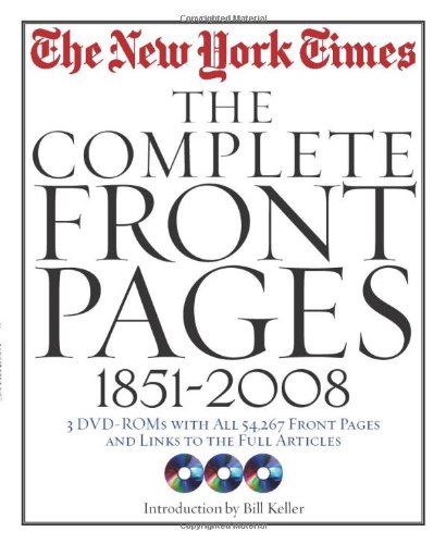New York Times: The Complete Front Pages: 1851-2008 von Black Dog & Leventhal