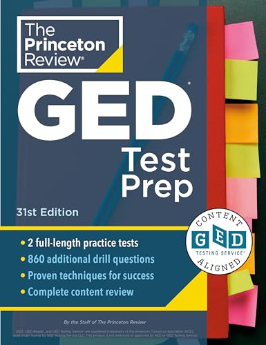 Princeton Review GED Test Prep, 31st Edition: 2 Practice Tests + Review & Techniques + Online Features (College Test Preparation) von Unknown