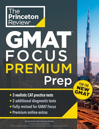 Princeton Review GMAT Focus Premium Prep: 3 Full-Length CAT Practice Exams + 2 Diagnostic Tests + Complete Content Review (Graduate School Test Preparation) von Penguin