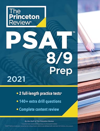 Princeton Review PSAT 8/9 Prep: 2 Practice Tests + Content Review + Strategies (College Test Preparation)