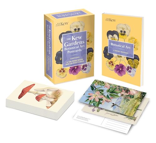 The Kew Gardens Botanical Art Postcards: Contains a 128-page Book and 50 Postcards (Kew Gardens Arts & Activities) von Arcturus