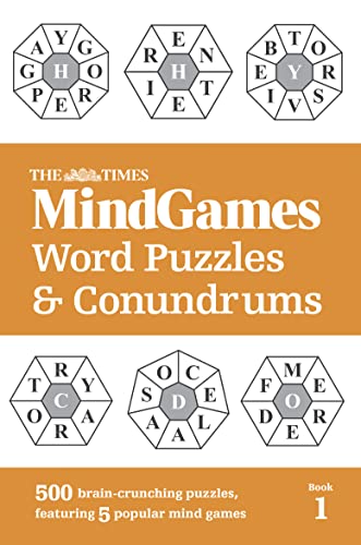 The Times MindGames Word Puzzles & Conundrums: Book 1: 500 brain-crunching puzzles, featuring 5 popular mind games (The Times Puzzle Books)