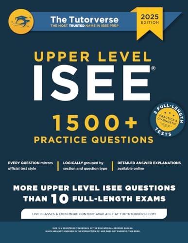 Upper Level ISEE: 1500+ Practice Questions von CreateSpace Classics