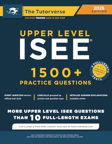 Upper Level ISEE: 1500+ Practice Questions von CreateSpace Classics