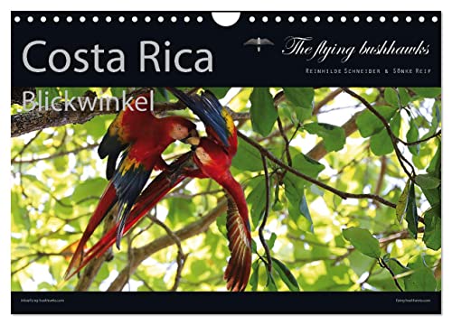 Costa Rica Blickwinkel 2024 (Wandkalender 2024 DIN A4 quer), CALVENDO Monatskalender