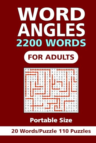 2200 Word Angles: 110 Puzzles 2200 Words with Interesting Themes, For Adults and Seniors, Portable size 6x9 inches. 2200 Word Angles: 110 Puzzles 2200 Words with Interesting Themes, For Adults and Seniors, Portable size 6x9 inches. von Independently published