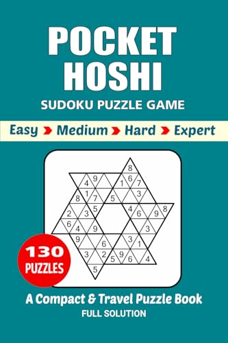 Pocket Hoshi Puzzle Book: 130 Puzzles, Great Hoshi Puzzle Game, A Compact and Travel Puzzle Book, 4 Levels Easy Medium Hard and Expert, Size 4x6 Inches. Pocket Hoshi Puzzle Book: 130 Puzzles, Great Hoshi Puzzle Game, A Compact and Travel Puzzle Book, 4 Levels Easy Medium Hard and Expert, Size 4x6 Inches. von Independently published