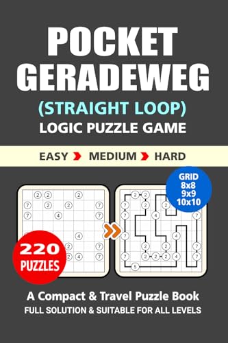 Pocket Puzzle Book: 220 Puzzles, Geradeweg, Great Logic Puzzle Game, A Compact and Travel Puzzle Book, 3 Levels: Easy Medium and Hard, Pocket Size 4x6 Inches. Pocket Puzzle Book: 220 Puzzles, Geradeweg, Great Logic Puzzle Game, A Compact and Travel Puzzle Book, 3 Levels: Easy Medium and Hard, Pocket Size 4x6 Inches. von Independently published