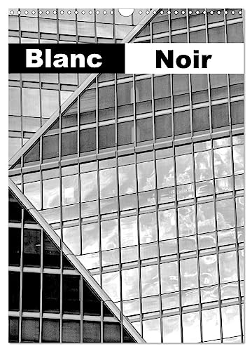 Blanc Noir (Calendrier mural 2025 DIN A3 horizontal), CALVENDO calendrier mensuel: Le noir et blanc dans l'architecture contemporaine