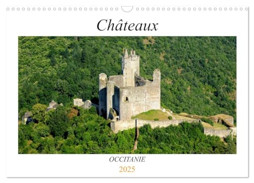 Châteaux OCCITANIE (Calendrier mural 2025 DIN A3 vertical), CALVENDO calendrier mensuel: Les châteaux de la région Occitanie