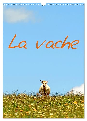 La vache (Calendrier mural 2025 DIN A3 horizontal), CALVENDO calendrier mensuel: La vache en France