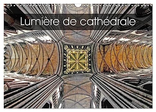 Lumière de cathédrale (Calendrier mural 2025 DIN A3 vertical), CALVENDO calendrier mensuel: Les cathédrales de France