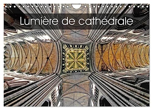 Lumière de cathédrale (Calendrier mural 2025 DIN A4 vertical), CALVENDO calendrier mensuel: Les cathédrales de France