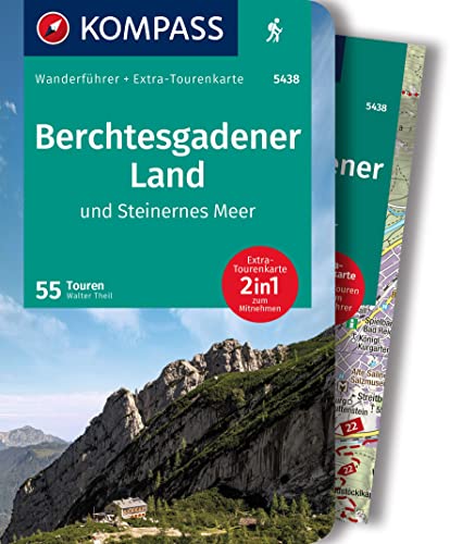 KOMPASS Wanderführer Berchtesgadener Land und Steinernes Meer, 55 Touren mit Extra-Tourenkarte: GPS-Daten zum Download von KOMPASS-KARTEN