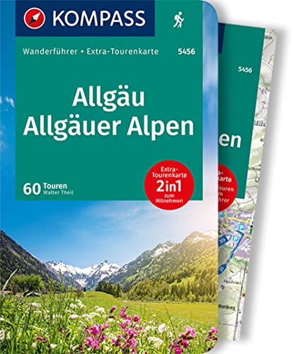 KOMPASS Wanderführer Allgäu, Allgäuer Alpen, 60 Touren: mit Extra-Tourenkarte Maßstab 1:40.000, GPX-Daten zum Download KOMPASS Wanderführer Allgäu, Allgäuer Alpen, 60 Touren: mit Extra-Tourenkarte Maßstab 1:40.000, GPX-Daten zum Download