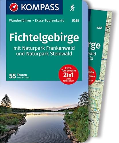 KOMPASS Wanderführer Fichtelgebirge mit Naturpark Frankenwald und Naturpark Steinwald: Wanderführer mit Extra-Tourenkarte 1:65000, 55Touren, GPX-Daten zum Download. KOMPASS Wanderführer Fichtelgebirge mit Naturpark Frankenwald und Naturpark Steinwald: Wanderführer mit Extra-Tourenkarte 1:65000, 55Touren, GPX-Daten zum Download.