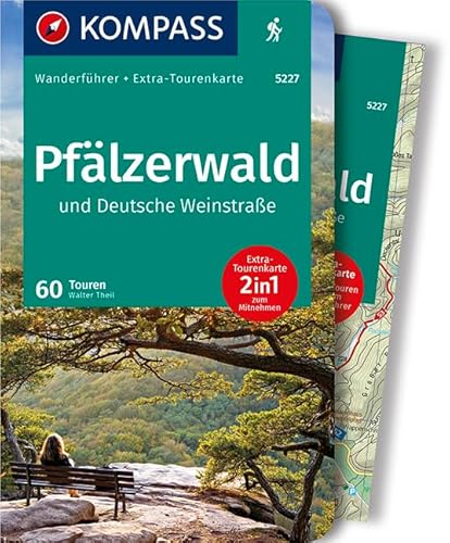 KOMPASS Wanderführer Pfälzerwald und Deutsche Weinstraße: Wanderführer mit Extra-Tourenkarte 1:55.000, 60 Touren, GPX-Daten zum Download KOMPASS Wanderführer Pfälzerwald und Deutsche Weinstraße: Wanderführer mit Extra-Tourenkarte 1:55.000, 60 Touren, GPX-Daten zum Download