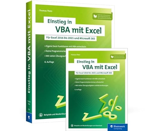 Einstieg in VBA mit Excel: Für Excel 2016 bis 2021 und Microsoft 365 von Rheinwerk