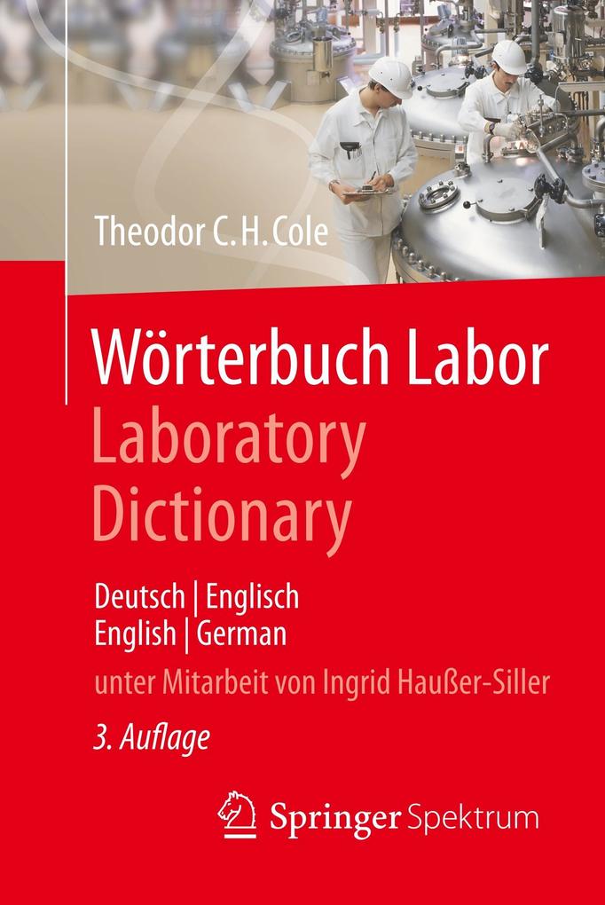 Wörterbuch Labor / Laboratory Dictionary von Springer Berlin Heidelberg