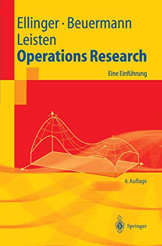 Operations Research: Eine Einführung (Springer-Lehrbuch)