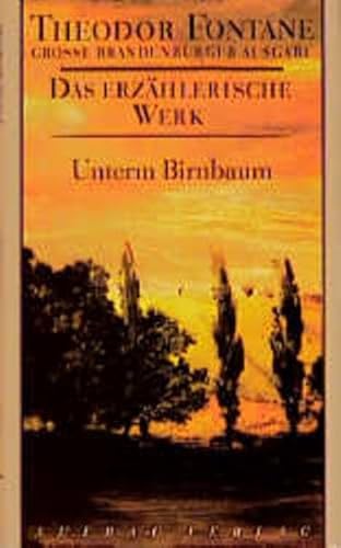 Das erzählerische Werk, 20 Bde., Bd.8, Unterm Birnbaum: Große Brandenburger Ausgabe. Das erzählerische Werk, Band 8 (Fontane GBA Das erzählerische Werk, Band 8)