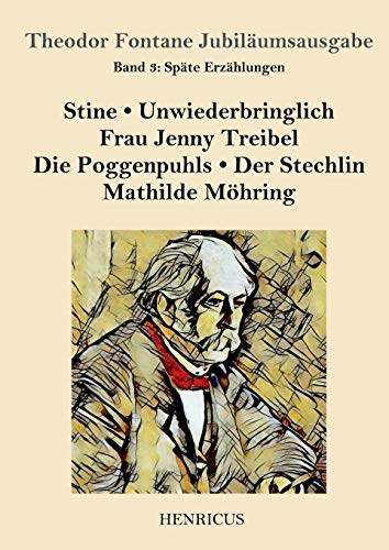 Späte Erzählungen: Stine / Unwiederbringlich / Frau Jenny Treibel / Die Poggenpuhls / Der Stechlin / Mathilde Möhring (Theodor Fontane Jubiläumsausgabe, Band 3)