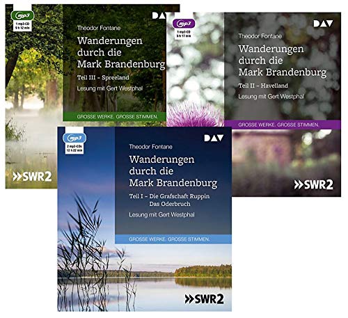 Wanderungen durch die Mark Brandenburg, 4 MP3-CD von DAV