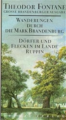 Wanderungen durch die Mark Brandenburg, Band 6: Dörfer und Flecken im Lande Ruppin. Unbekannte und vergessene Geschichten aus der Mark Brandenburg I. ... 1 (Fontane GBA - Wanderungen, Band 6)