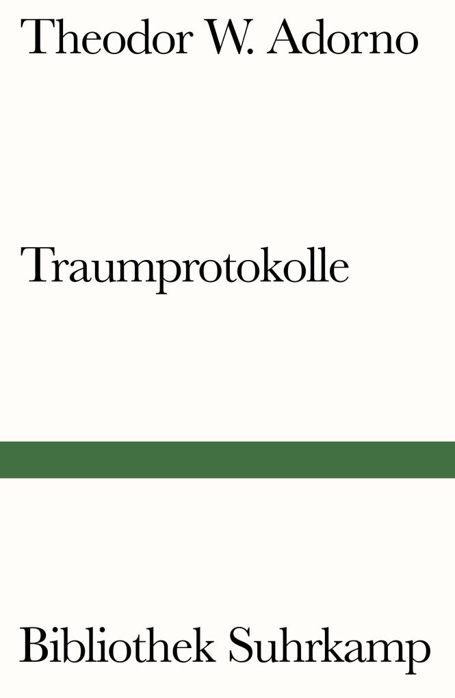 Traumprotokolle von Suhrkamp Verlag AG