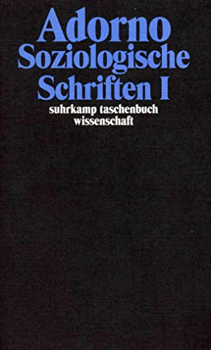 Gesammelte Schriften in 20 Bänden: Band 8: Soziologische Schriften I (suhrkamp taschenbuch wissenschaft) von Suhrkamp Verlag AG