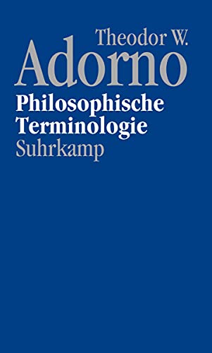 Nachgelassene Schriften. Abteilung IV: Vorlesungen: Band 9: Philosophische Terminologie von Suhrkamp Verlag AG