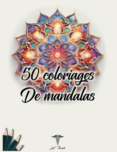 50 coloriages de mandalas (Livres de coloriages pour adultes) von Independently published
