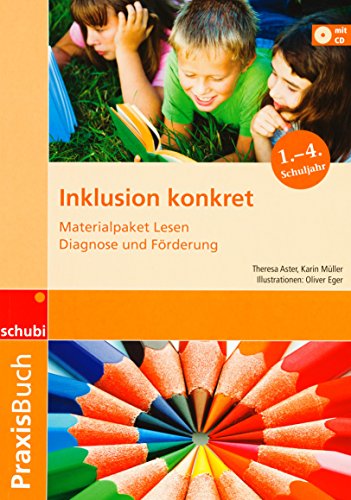 Inklusion konkret: Materialpaket Lesen - Diagnose und Förderung Praxisbuch von Schubi