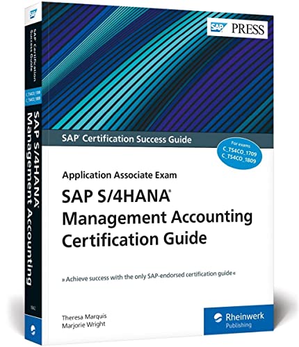 SAP S/4HANA Management Accounting Certification Guide: Application Associate Exam (SAP PRESS: englisch)