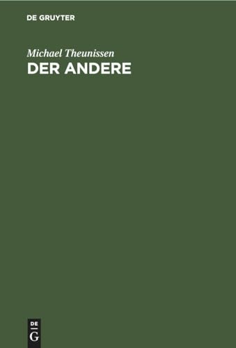 Der Andere: Studien zur Sozialontologie der Gegenwart