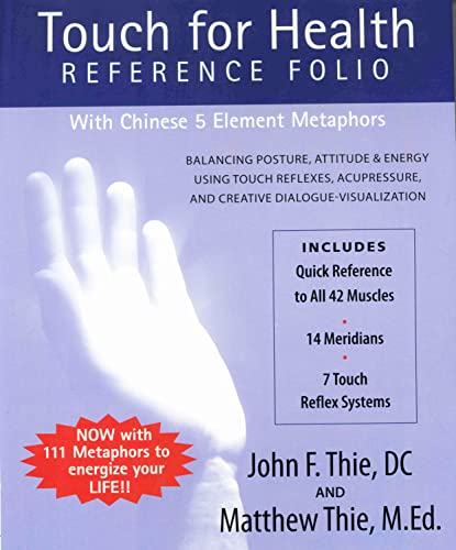 TOUCH FOR HEALTH REFERENCE FOLIO: LARGE: Balancing Posture, Attitude & energy using Touch Reflexes, Acupressure, and Creative Dialogue-Visualization von Touch for Health Education