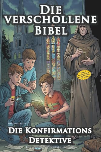 Die verschollene Bibel - Detektivgeschichten zur Konformation - Konformationsgeschenk für Jungen Geschenk Buch Junge von Independently published