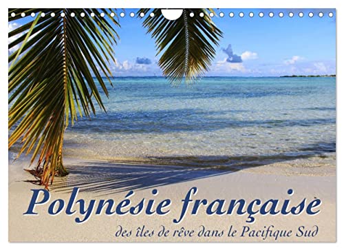 Polynésie française - des îles de rêve dans le Pacifique Sud (Calendrier mural 2023 DIN A4 horizontal): Mer, lagons et récifs - à la découverte des mers du sud (Calendrier mensuel, 14 Pages )